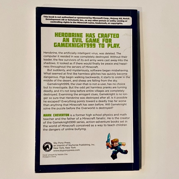 🟩 Minecraft & Game *3 Books* Building Games, Battle for Nether, Phantom Virus - Picture 7 of 9